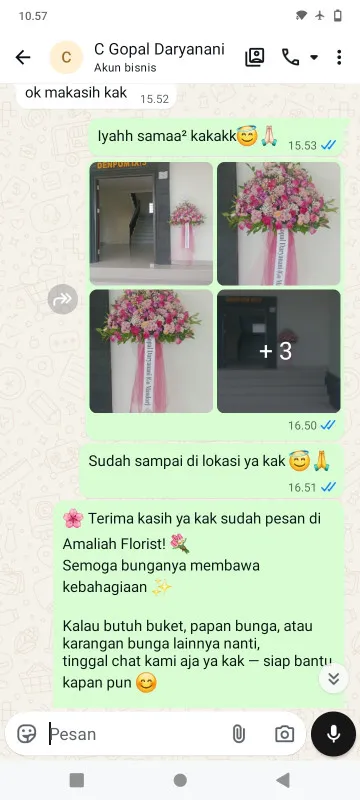 Pengiriman Karangan Bunga Pondok Jaya